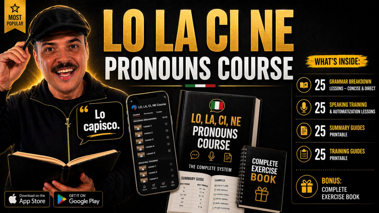 LO, LA, CI, NE - Pronoun Course