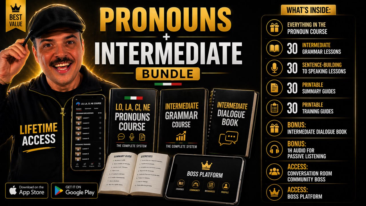 BUNDLE: Pronoun Course  + Intermediate Course