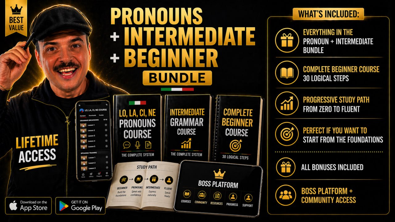 Bundle: Pronoun Course + Intermediate + Beginner